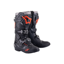 Alpinestars Tech 10 csizma fekete / neonvörös 44 motoros csizma