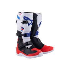  Alpinestars Tech 3 fehér/piros/kék csizma 45,5 motoros csizma