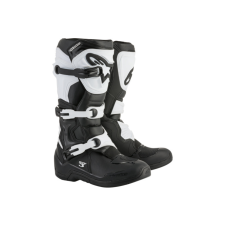 Alpinestars Tech 3 terepmotoros csizma fekete/fehér 45,5 motoros csizma