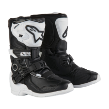 Alpinestars Tech 3S Kids 2024 gyerek motoros csizma fehér-fekete motoros csizma