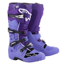 Alpinestars Tech 7 2024 motoros csizma lila-fehér-fekete motoros csizma