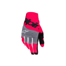 Alpinestars Techstar 2025 motokrossz kesztyű fekete-fluo rózsaszín motoros kesztyű