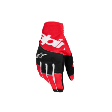 Alpinestars Techstar 2025 motokrossz kesztyű fekete-piros motoros kesztyű