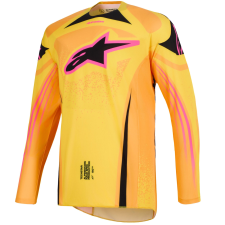 Alpinestars Techstar Nomur motocross mez narancssárga-sárga-rózsaszín motocross mez
