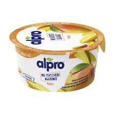 Alpro szójagurt mangós hozzáadott cukrot nem tartalmaz 135 g reform élelmiszer