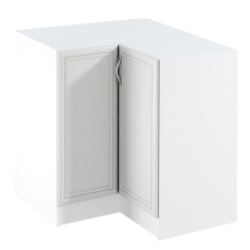  Alsó sarokszekrény D90N, fehér/sosna Andersen, jobb, SICILIA bútor