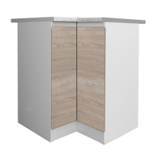  Alsó sarokszekrény, tölgy sonoma, LINE bútor