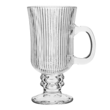  Altom Design SELENA bordázott talpas üvegbögre - 245 ml bögrék, csészék