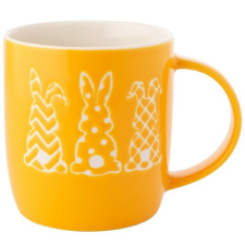 Altom Porcelánový hrnek Králíčci, 360 ml, sárga, sárga bögrék, csészék