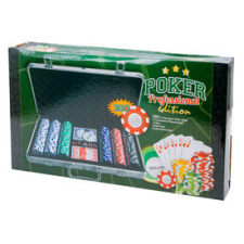  Alu bőröndös póker készlet 300 darab zsetonnal kártyajáték
