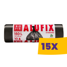 ALUFIX Standard szemeteszsák 150L - 78*105cm, 10db/tek (Karton - 15 tekercs) tisztító- és takarítószer, higiénia