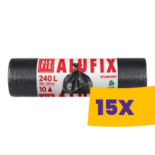 ALUFIX Standard szemeteszsák 240L - 100*125cm, 10db/tek (Karton - 15 tekercs) tisztító- és takarítószer, higiénia