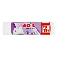 ALUFIX Szemeteszsák ALUFIX húzófüles 60 literes 12 db/tekercs tisztító- és takarítószer, higiénia