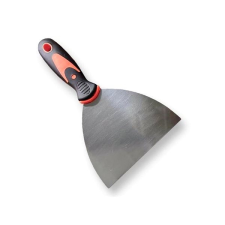 Alum Nemesacél spatula, gumírozott, ergonomikus nyél, 5" kőműves és burkoló szerszám