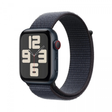 Alumínium Apple Watch SE GPS + Cellular, Éjfekete, 44 mm okosóra