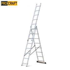 Alumínium háromrészes létra 3x8 Procraft PLA3.508 létra és állvány