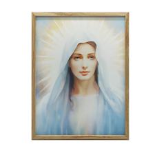 ALUMÍNIUM KERETES FALI PLAKÁT A KÁOSZ DALMÁJA 50x70 CM ARANY grafika, keretezett kép