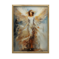 ALUMÍNIUM KERETES FALI PLAKÁT ANGEL'S GRACE 70X100 CM grafika, keretezett kép
