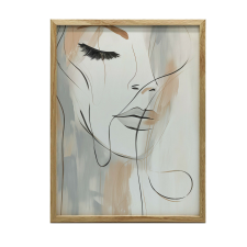 ALUMÍNIUM KERETES FALI PLAKÁT ELEGANCE IN STROKES 70x100 grafika, keretezett kép
