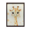 ALUMÍNIUM KERETES FALI PLAKÁT PÖTTES ZSIRÁF 70x100 CM
