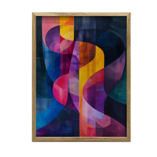  ALUMÍNIUM KERETES FALI PLAKÁT SZÍNREZGÉSEK 30x40 CM grafika, keretezett kép