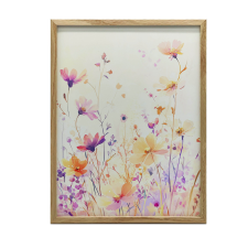 ALUMÍNIUM KERETES FALI PLAKÁT VIRÁGÁLOM 70x100 CM grafika, keretezett kép