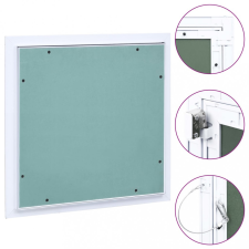  Alumínium keretes gipszkarton hozzáférési panel 300 x 300 mm építőanyag