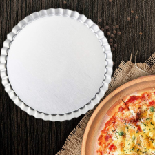 Alumínium kivehető aljú kerek pite forma - 23,5 cm sütés és főzés