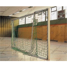  Aluminium teremfoci kapu (párban) 5 méteres behajtható hálótartóval futball felszerelés