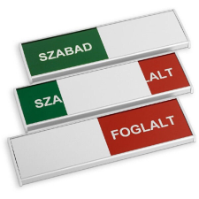 Alusign Fix szabad - foglalt tábla (ASS162-SZF) információs címke
