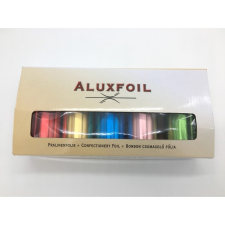 Aluxfoil bonbon csomagoló alumínium fólia, 5 szín, 5x10 m hajformázó