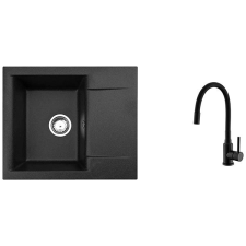 Alveus GEM 20 91 + Mintas black MAT csaptelep csaptelep