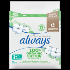 Always Cotton Protection Ultra Normal Szárnyas egészségügyi betét, 11 intim higiénia
