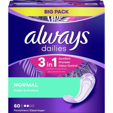 Always Dailies Fresh & Protect Normal, 60 db intim higiénia