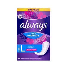 Always Daily Protect Hosszú Friss illattal Tisztasági Betét 48 db intim higiénia