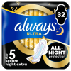 Always Ultra Secure Night Extra szárnyas Egészségügyi Betét 32db