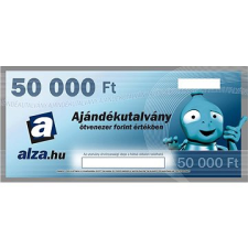 Alza Elektronikus Alza.hu ajándékutalvány 50000 Ft értékben ajándéktárgy