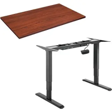 AlzaErgo Table ET1 NewGen, fekete + asztallap, 120×80 cm laminált gesztenye íróasztal