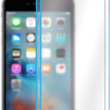 AlzaGuard Case Friendly Glass iPhone 6 / 6S 2.5D üvegfólia mobiltelefon kellék