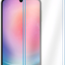 AlzaGuard Case Friendly Glass Samsung Galaxy A24 / A25 5G 2.5D üvegfólia - 2db mobiltelefon kellék