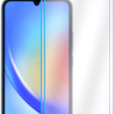 AlzaGuard Case Friendly Glass Samsung Galaxy A34 2.5D üvegfólia - 2db mobiltelefon kellék