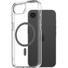 AlzaGuard Crystal Clear TPU Case Compatible with Magsafe iPhone 16e / 17e szürke tok tok és táska