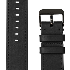 AlzaGuard Genuine Leather Band pro Apple Watch 38/40/41/42mm - fekete okosóra kellék