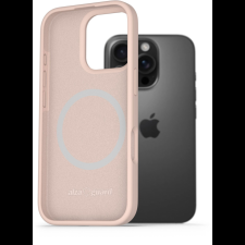 AlzaGuard iPhone 16 Pro Silicone Case Compatible with Magsafe rózsaszín tok (AGD-PCMS25P) tok és táska