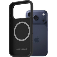 AlzaGuard iPhone 17 fekete MagSafe szilikon tok tok és táska