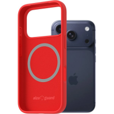 AlzaGuard iPhone 17 Pro piros MagSafe szilikon tok tok és táska