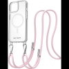 AlzaGuard Luxe Detach Lanyard Case Compatible with MagSafe for iPhone 15 rózsaszín tok (AGD-PCF00007P)