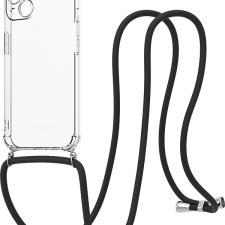 AlzaGuard Luxe Lanyard Case iPhone 13 fekete tok tok és táska