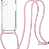 AlzaGuard Luxe Lanyard Case iPhone 13 Mini rózsaszín tok