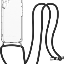 AlzaGuard Luxe Lanyard Case iPhone 16 fekete tok tok és táska